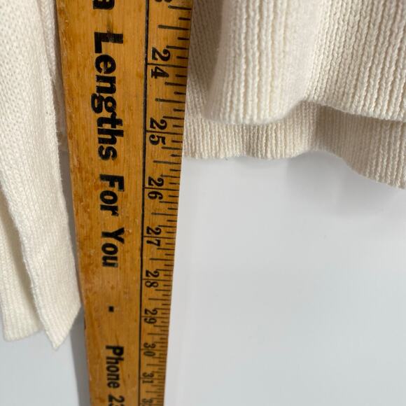 Liz Claiborne Sweater Womens Small Red & Cream Stripe Nautical Preppy Collegiate - Picture 6 of 7